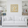 Abstract Tree Branches Wooden Art: Bold Office Decor, thumbnail 1 of 9