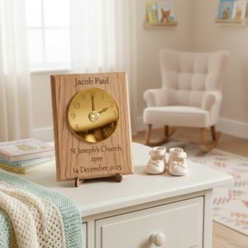 Personalised Christening Plaque, Keepsake, 11 of 12
