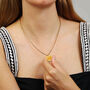 Butterfly Hand Enamelled Pendant Necklace, thumbnail 2 of 10