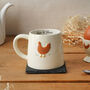 Bramble Farm Chicken Stoneware Mug In Gift Box, thumbnail 1 of 5