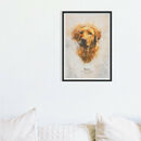 Personalised Watercolour Pet Portrait By The Rustic Dish ...