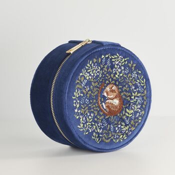 Chloe Dormouse Navy Jewellery Box, 2 of 6