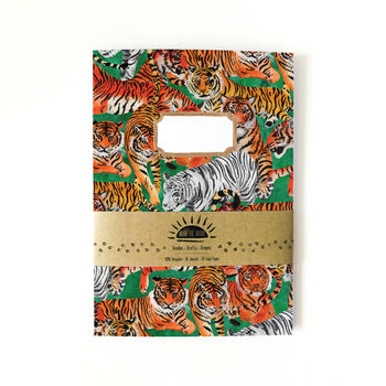 Streak Of Tigers Print A5 Lined Journal, 2 of 8