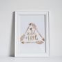 'Wild And Free' Children's Wall Art Foil Print, thumbnail 1 of 2