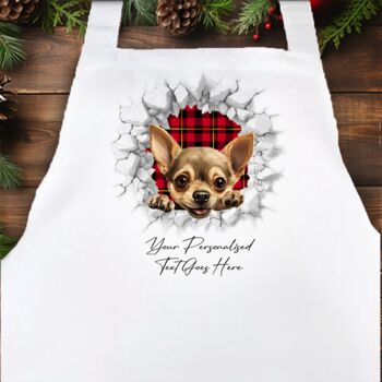 Personalised Christmas Chihuahua Break Through, 4 of 10