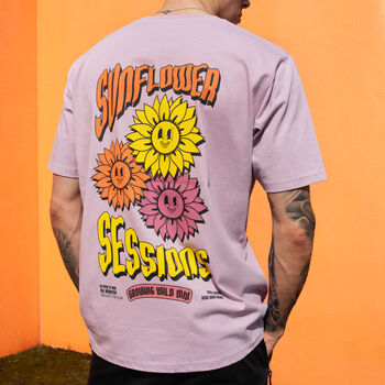 Sunflower Sessions Men’s Festival T Shirt, 2 of 4