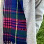 Personalised Check Initials Scarf, thumbnail 2 of 4