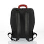 Barbican Black Unisex Leather Backpack, thumbnail 3 of 8