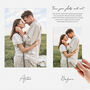 Custom Couple Portrait From Photo – Anniversary Gift For Boyfriend Or Girlfriend, thumbnail 2 of 11