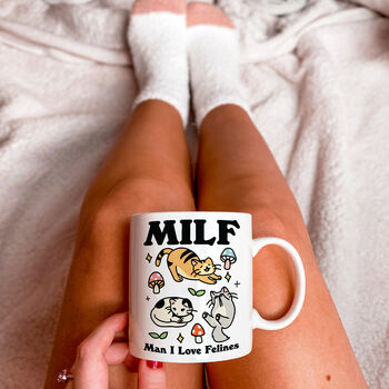 'Man I Love Felines' Milf Mug, 2 of 4