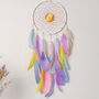 Baby Room Decor Pink Flower Dreamcatcher Wall Hanging, thumbnail 1 of 5