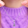 Sterling Silver Bumblebee Bee Necklace, thumbnail 1 of 3
