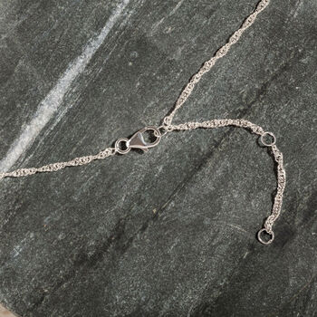 Recycled Silver Twisted Rope Chain, 5 of 6