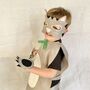 Felt Tabby Cat Costume For Kids And Adults, thumbnail 1 of 11