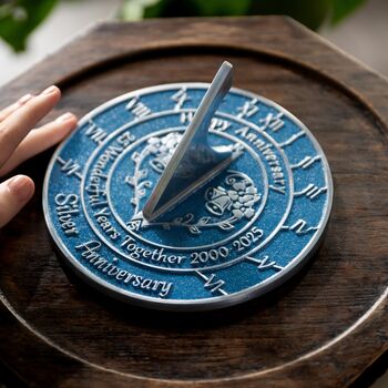 25th Silver Anniversary Sundial Gift Celebration Present, 4 of 5