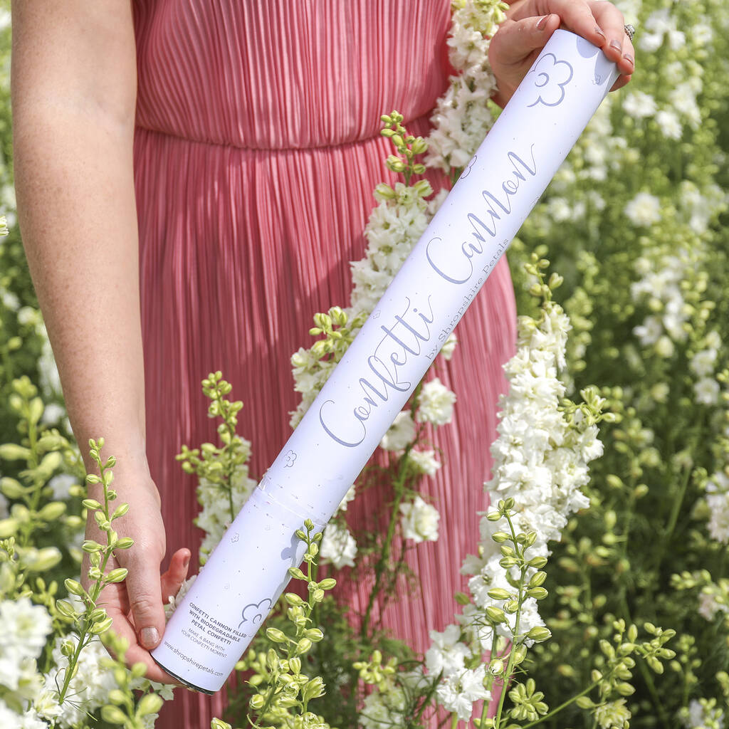 Large Confetti Cannons Pack Of Two By Shropshire Petals