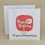 Boxed 40th Birthday Star Necklace Card, thumbnail 1 of 3
