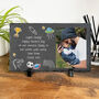 Personalised 'Our Adventures' Photo Slate With Stand 30 X 20cm, thumbnail 1 of 5