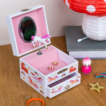 Personalised Musical Unicorn Jewellery Box, 7 of 7