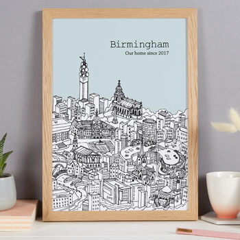 Personalised Birmingham Print, 7 of 10