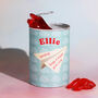 Personalised Hugs And Kisses Sweet Tin, thumbnail 1 of 3