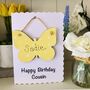 Personalised Granddaughter Sister Niece Butterfly Card, thumbnail 4 of 12