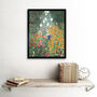 Gustav Klimt Flower Garden 1907 Old Master Art Print, thumbnail 2 of 3