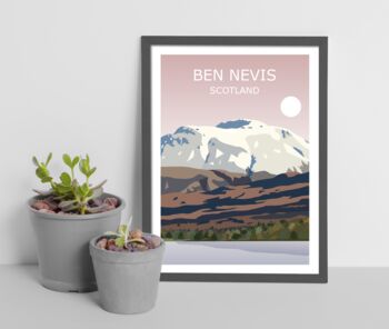 Ben Nevis UK 'S Highest Peak Landscape Art Print, 2 of 3