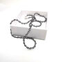 Silver Contrast Twist Chain Necklace, thumbnail 1 of 7