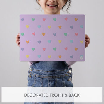 Personalised Love Hearts Wooden Name Puzzle Plus, 2 of 5