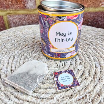 Birthday Tea Set With Personalised Messages On Tea Bags, 3 of 8