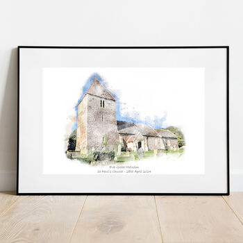 Christening Venue Personalised Print, 4 of 11