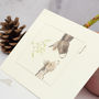 Donkeys Under The Mistletoe Christmas Card, thumbnail 3 of 4