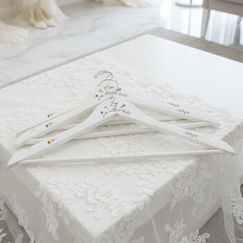 Wildflower Meadow Wedding Dress Bridal Hanger, 2 of 5