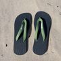 Granite Grey Natural Rubber Flip Flops, thumbnail 1 of 12