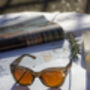 Brown Thick Framed Chunky Cat Eye Sunglasses, thumbnail 7 of 7