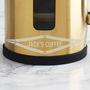 Personalised Faceted Gold Cafetiere, thumbnail 2 of 2