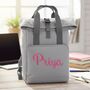 Children's Personalised Embroidered Name Roll Top Backpack, thumbnail 1 of 5