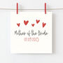 Mother Of The Bride Personalised Wedding Card, thumbnail 1 of 4