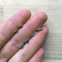 Mini Fish Stud Earrings Sterling Silver, thumbnail 2 of 4