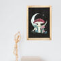 Framed Mystical Woodland Mushroom Wall Art, thumbnail 2 of 3