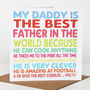 Personalised Best Father In The World Card, thumbnail 1 of 3