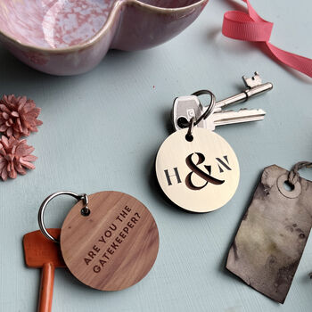 Couples Ampersand Pair Of Keyrings, 2 of 6