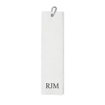 Monogrammed Waffle Golf Towel, 4 of 5