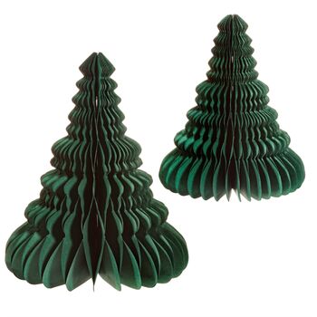 Honeycomb Tree Standing Decoration Set Of Two, 3 of 5