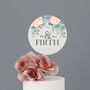 Wedding Cake Topper Blush Pink And Floral, thumbnail 3 of 5