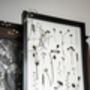 Original Pressed Flower Frame – Field Notes Botanical Wall Art A3, thumbnail 2 of 8
