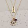 Crown Chakra Necklace In Gold Or Silver, thumbnail 2 of 7