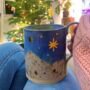 Handmade Large Starry Winter Mug, thumbnail 9 of 11