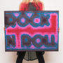 Rock 'N' Roll Knitted Sign, thumbnail 2 of 6